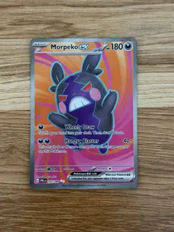 Pokemon Morpeko EX Full Art Ultra Rare 102/084 Pitch Black Card Near Mint - Image 1