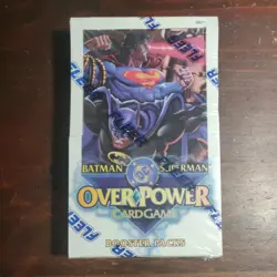 DC OverPower Card Game CCG Batman Superman Box Booster Packs SEALED Brand New - Image 1