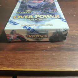 DC OverPower Card Game CCG Batman Superman Box Booster Packs SEALED Brand New - Image 2