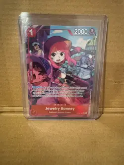 One Piece Card Game Jewelry Bonney EB04-002 Alt Art OP15 ENGLISH - Image 1