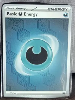 Pokemon TCG Card SVE 007 Basic Dark Energy Reverse Holo Shrouded Fable NM - Image 1