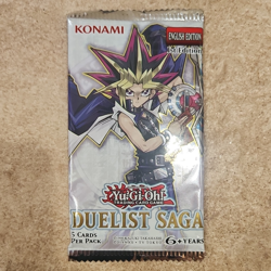 Konami Yu-Gi-Oh! TCG Duelist Saga 1st Edition English Pack 5 Foil Cards 2014 - Image 1