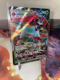 Orbeetle VMAX - 021/185 - Pokemon Vivid Voltage Sword Shield Ultra Rare Card NM - Image 1
