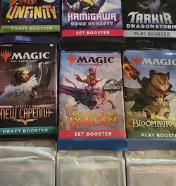 Mtg Starter | 6 Random Booster Packs + 3 Bundle Land Boosters (Draft/Play/Set) - Image 1
