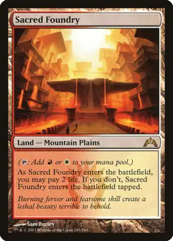 Sacred Foundry (GTC 245) Lightly Played - MTG single - Image 1