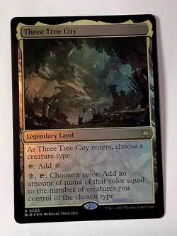 Three Tree City 260 Rare Bloomburrow Magic: The Gathering Foil Near Mint - Image 1