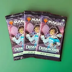 MtG - Duskmourn - 3 (Three) House Of Horror Play Booster Packs - Image 1