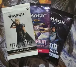 Magic the Gathering: 1x Final Fantasy Play Booster + 2x Random Booster Packs - Image 1