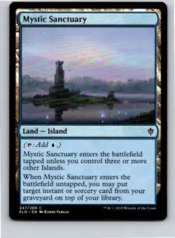 Magic the Gathering Mystic Sanctuary Throne of Eldraine MTG Free Shipping! - Image 1