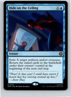 Magic the Gathering Hide on the Ceiling Marvel's Spider-Man MTG Free Shipping! - Image 1
