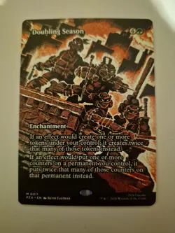 1x Doubling Season (Borderless) Teenage Mutant Ninja Turtles 0011 NM x1 - Image 1