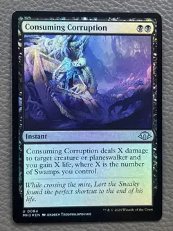 Consuming Corruption 84 Uncommon Modern Horizons 3 Magic: The Gathering Foil NM - Image 1