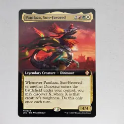 MISPRINT PANTLAZA, SUN-FAVORED COMMANDER: THE LOST CAVERNS OF IXALAN NM MTG - Image 1