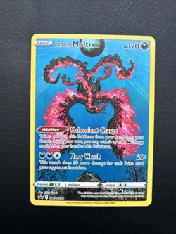 Pokemon TCG - Crown Zenith - Galarian Moltres SWSH284 Black Star Promo NM - Image 1