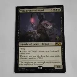 MTG Vilis, Broker of Blood Regular, English Core Set 2020 promo stamp - Image 1