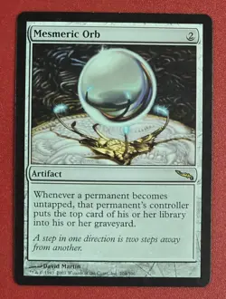 Mesmeric Orb Mirrodin Regular NM MTG Magic The Gathering Ships FAST - Image 1