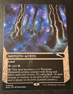 MTG Inkmoth Nexus (0020) - Borderless, Land Edge of Eternities Magic - Image 1