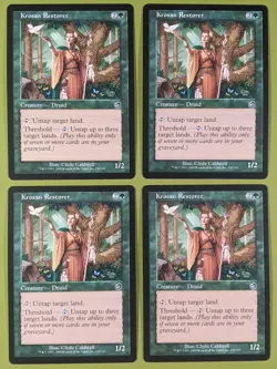 Krosan Restorer x4 Torment 4x Playset Magic the Gathering MTG - Image 1