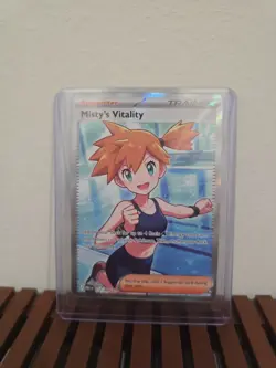 Misty's Vitality Full Art Holo 111/084 Pitch Black Ultra Rare NM English - Image 1