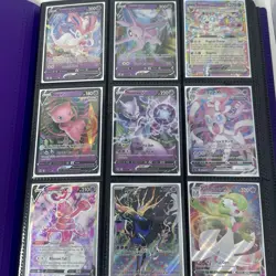 HUGE Pokemon Psychic Type Collection Binder Card Lot Vintage–Modern EX, V, VMAX - Image 1