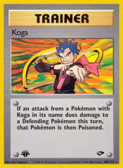 Koga (106) 106/132 Gym Challenge LP Unlimited - Image 1