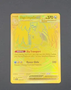 Mega Dragonite Ex 295/217 GOLD HYPER RARE POKEMON ASCENDED HEROES - Image 1