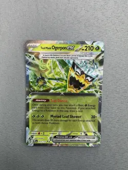 Teal Mask Ogerpon ex 012/131 Prismatic Evolutions Holo Pokemon Card MINT MT - Image 1