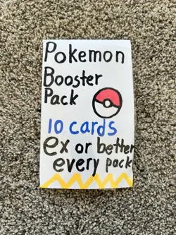 Homemade Pokemon Booster Pack Guaranteed Ex Or Better!! - Image 1
