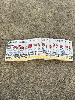 Homemade Pokemon Booster Pack Guaranteed Ex Or Better!! - Image 3