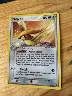 Holofoil Pidgeot 10/112 FireRed & LeafGreen LP Swirl - Image 2