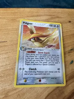 Holofoil Pidgeot 10/112 FireRed & LeafGreen LP Swirl - Image 3