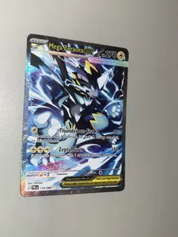 Pokemon TCG Mega Evolutions Pitch Black Mega Zeraora EX 114/084 SIR - Image 1
