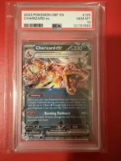 Charizard EX 125/197 Pokemon SV Obsidian Flames PSA Gem Mint 10 - Image 1