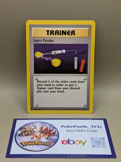 Item Finder 74/102 | Rare | Base Set | WOTC Pokemon TCG | LP - Image 1