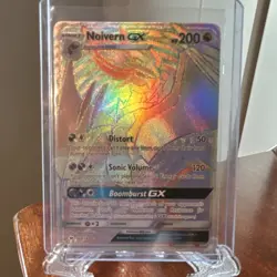 Noivern GX 160/147 Rainbow Rare Burning Shadows Pokemon Holo LP - Image 1