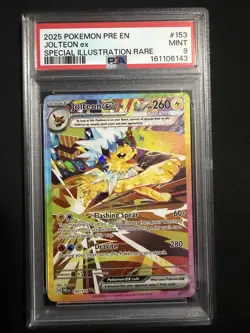 Pokemon Jolteon EX Special Illustration 153/131 Prismatic Evolutions PSA Mint 9 - Image 1