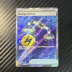 Energy Switch 107/084 UR Holo - 2026 Pokemon Pitch Black - Ultra Rare Trainer NM - Image 1