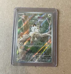 The Pokemon Company Pokemon TCG Meowth 106/094 Me02 IR Holo English Basic - Image 1