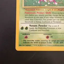 Vintage Pokemon Jungle Venomoth 29/64 Non-holo Rare Lp 1999 WotC - Image 5