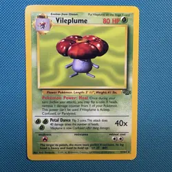Pokemon Vintage Non-Holo Rare Vileplume Jungle 31/64 Wotc 1999 - Image 1