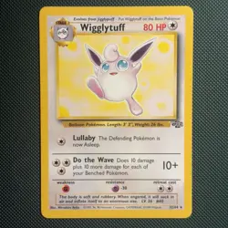 Pokemon Vintage Non-holo Rare Wigglytuff 32/64 Jungle Wizards Of The Coast 1999 - Image 1