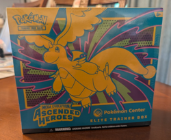 Ascended Heroes Pokemon Center ETB Elite Trainer Box Sealed (small tear) - Image 1