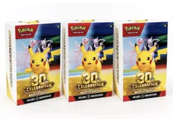 3X PRESALE Pokemon 30th Anniversary Celebration Booster Bundles Ships by 09/20 - Image 1