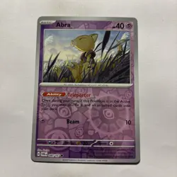 Abra Twilight Masquerade Reverse Holo Pokemon TCG 080/167 Scarlet Violet Common - Image 1