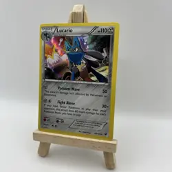 Pokemon TCG Lucario 63/124 Holo Rare Fate Collide LP - Image 2