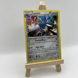 Pokemon TCG Lucario 63/124 Holo Rare Fate Collide LP - Image 3