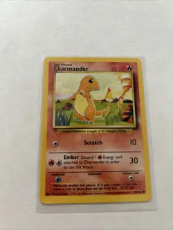 Pokemon TCG Charmander Base Set 46/102 Regular Unlimited Common - Image 1