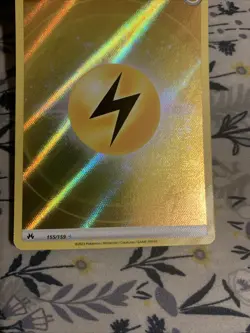 Lightning Energy 155/159 Crown Zenith Ultra Rare Holo Textured Pokemon TCG - Image 2