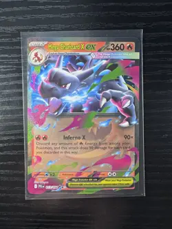 Pokemon TCG: Phantasmal Flames Mega Charizard X ex 013/094 - Holo - Image 1