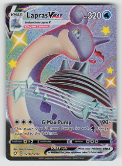 Lapras VMAX Pokemon Shining Fates SV111/SV122 Shiny Full Art Ultra Rare NM - Image 1